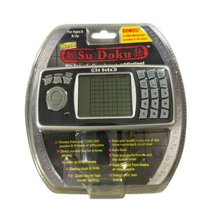 Super Su Doku Handheld Electronic Game Sakar SDK-125-T New Sealed